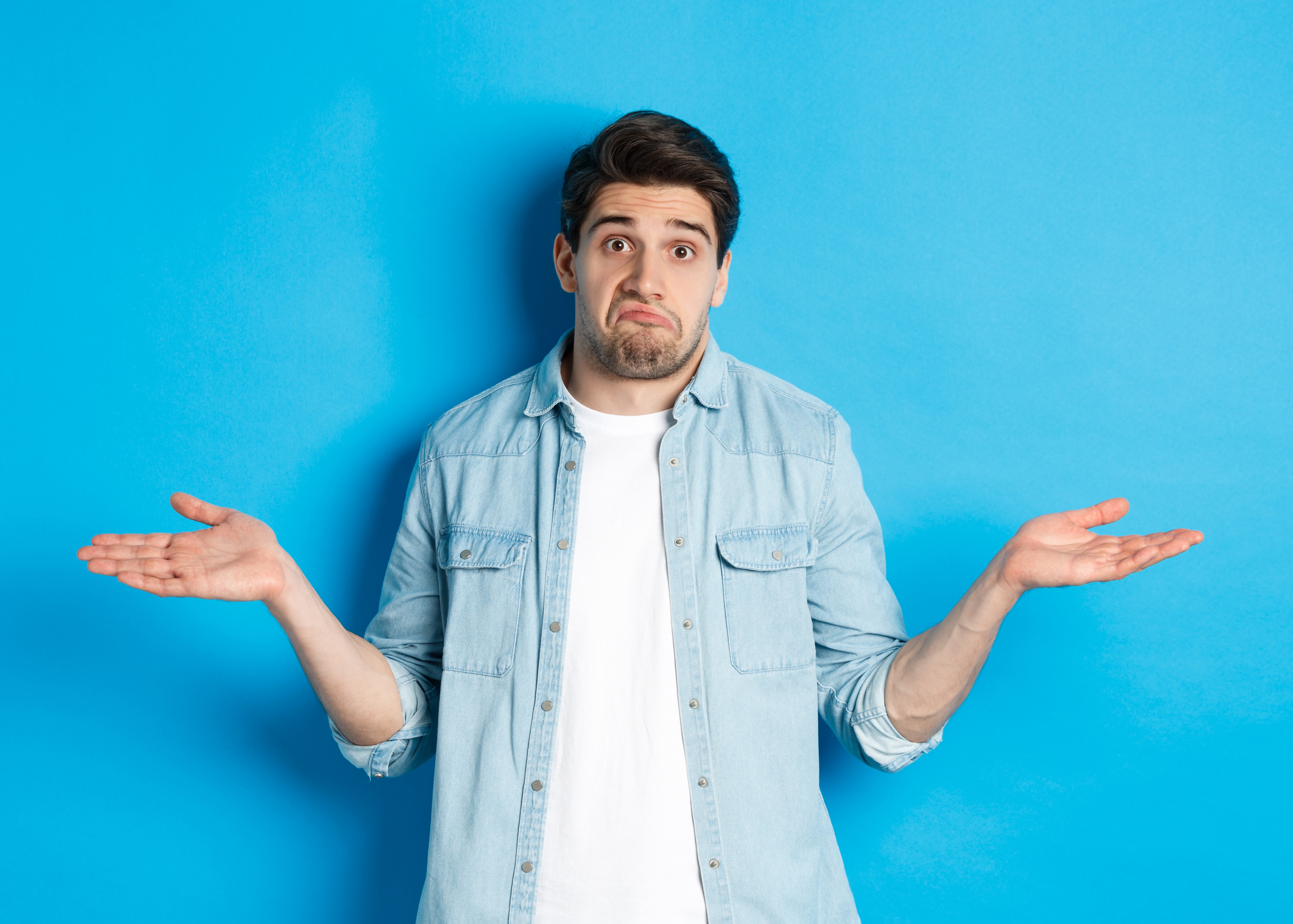 A man wondering why?